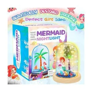 YOFUN Haz tu propia luz nocturna de sirena regalos de_5