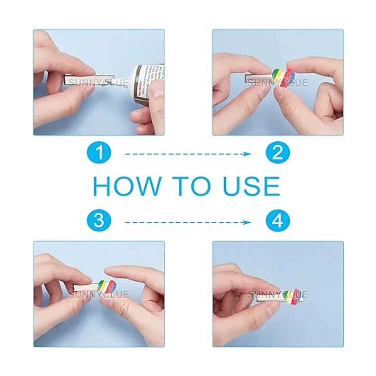 SUNNYCLUE 80 piezas de 8 estilos de unicornio con temática_4