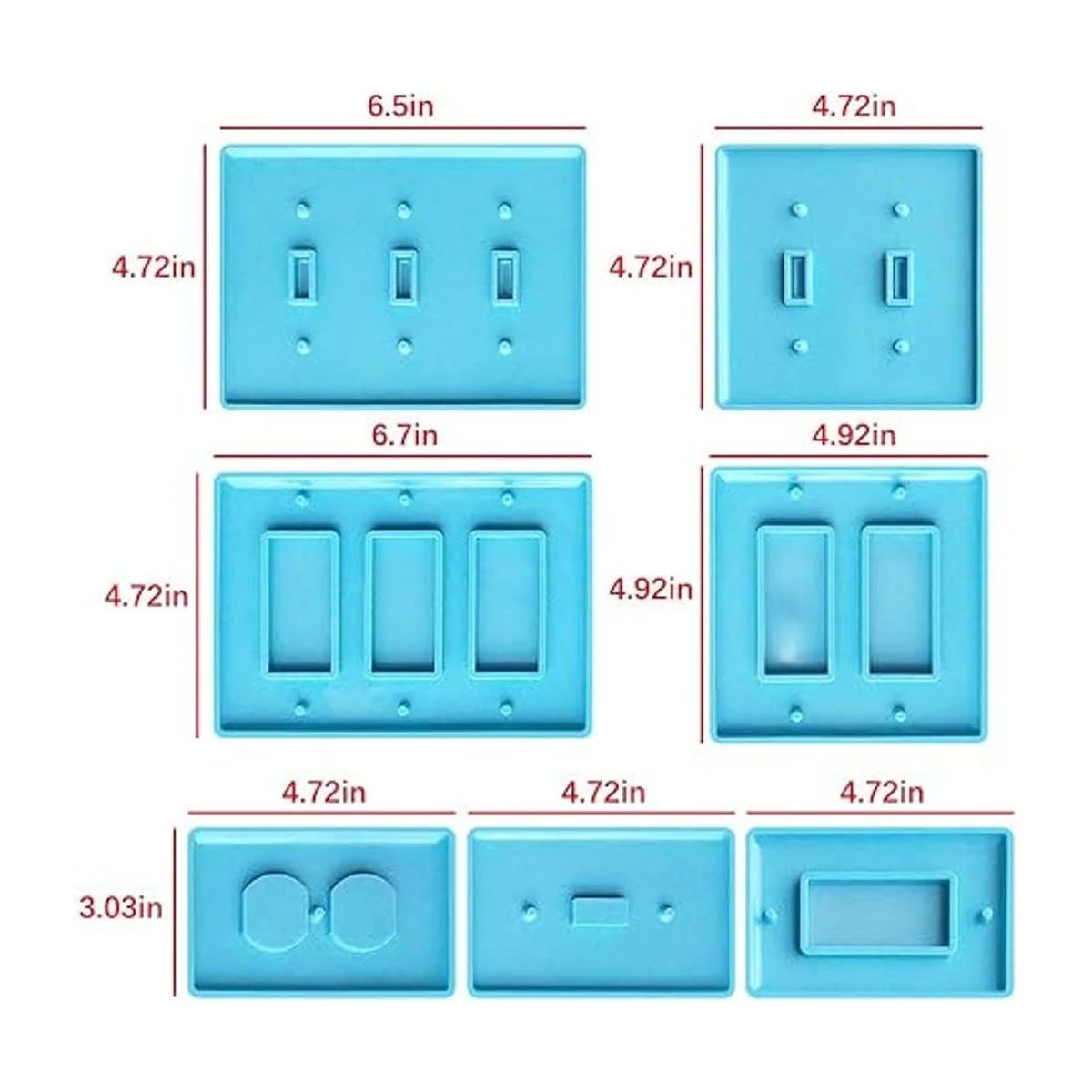 Moldes de resina para cubierta de interruptor de luz_3