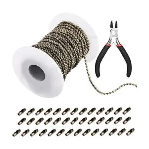 Cadenas de bolas de acero inoxidable de 65 pies cadena de_1