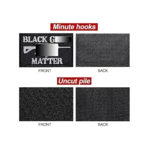 VISCAL Paquete de 20 parches tácticos de moral con cierre_2