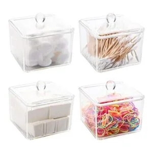 Hedume Juego de 4 dispensadores Qtip de 15 onzas de_1