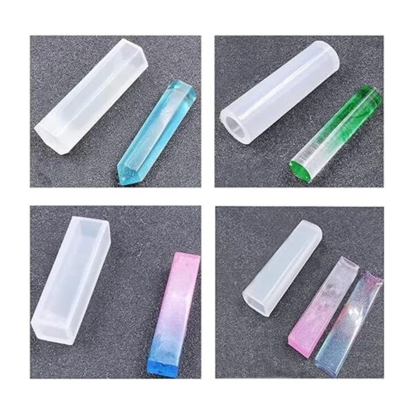 Juego de 8 moldes de resina de silicona moldes de_6