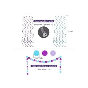 Cartel de feliz cumpleaños de sirena decoraciones de_4