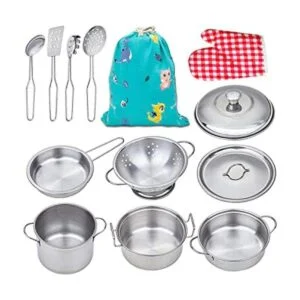 Yellora Juego de juegos de cocina ollas y sartenes_1