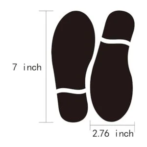 20 pares de 40 estampados de calcomanías negras para_2