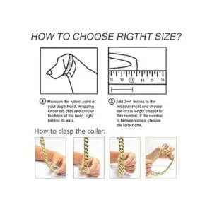 Aiyidi Collar de cadena para perro de acero inoxidable_4