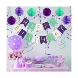 Cartel de feliz cumpleaños de sirena decoraciones de_5