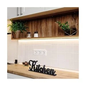 2 piezas de cartel de comer para cocina madera palabra_7