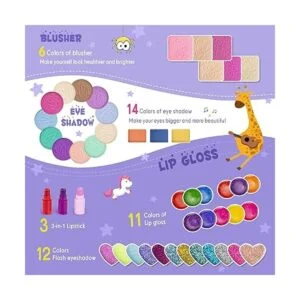 Tomons Kit de maquillaje para niñas Real no tóxico_2