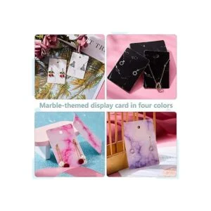 Juego de 800 tarjetas para aretes diseño de mármol 200_4