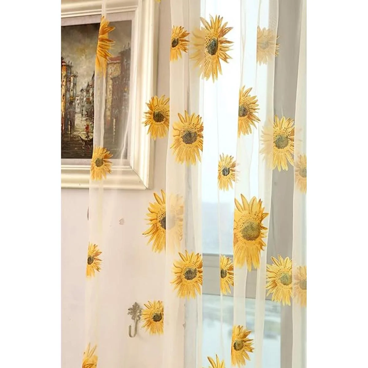 Wirhlly 2 cortinas de girasol para decoración de cocina_2