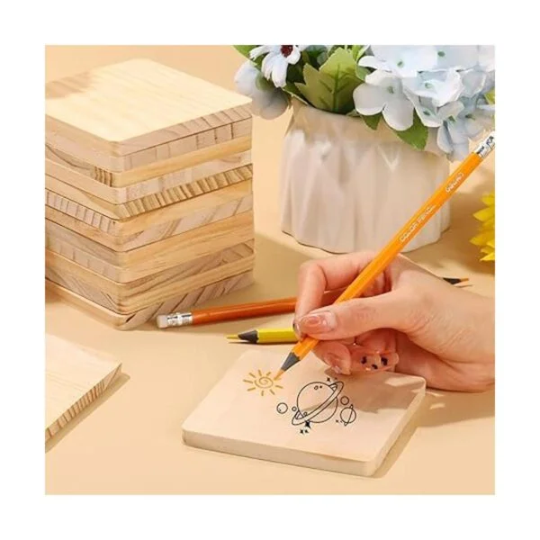 GOH DODD Paquete de 12 posavasos de madera sin terminar_3