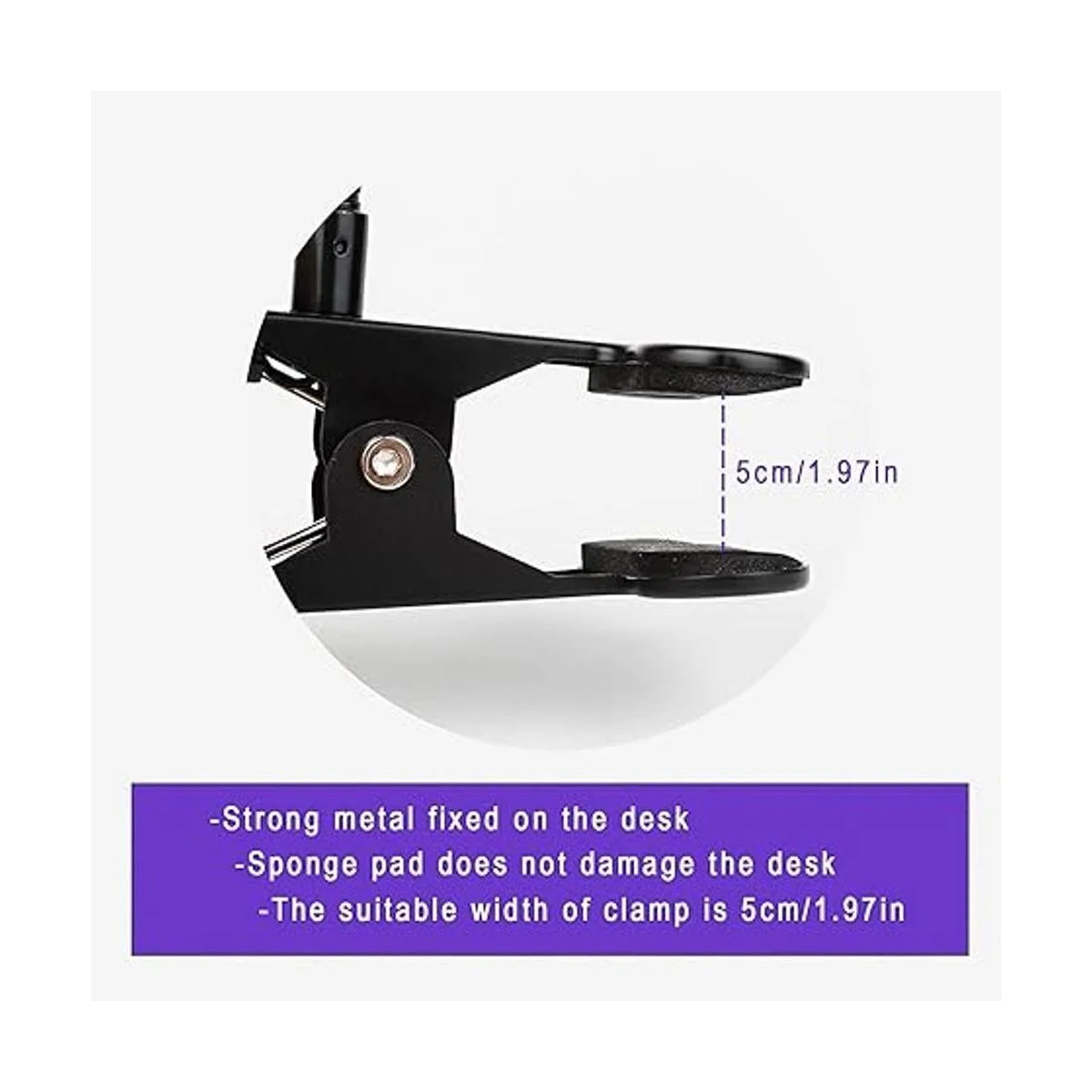 Lámpara de curado de cuello de cisne UV con luz negra luz_5