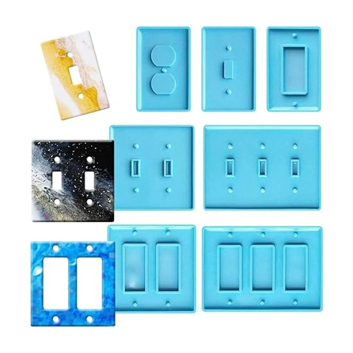 Moldes de resina para cubierta de interruptor de luz_1