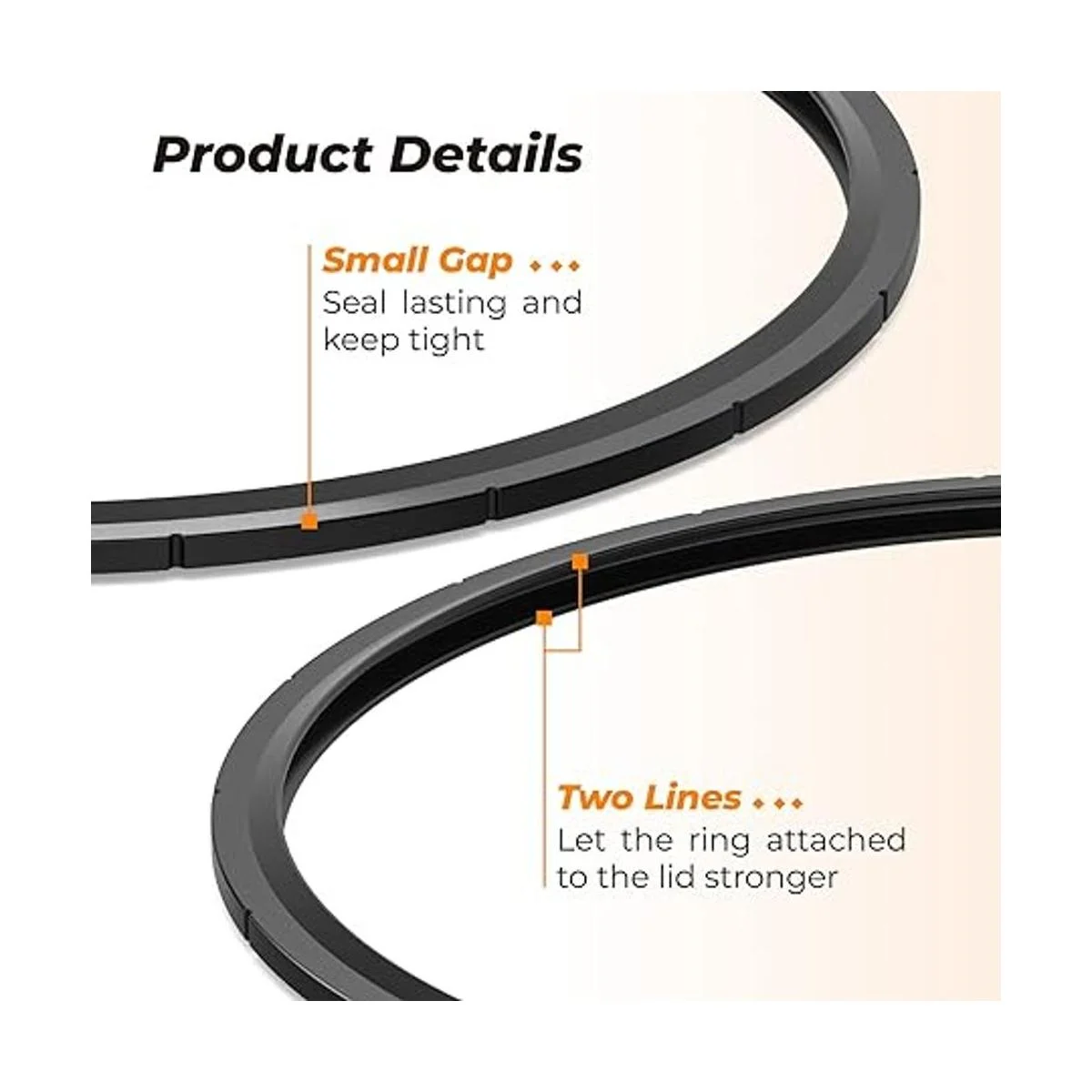 Paquete de 2 anillos de sellado de latas a presión 09985 y_5