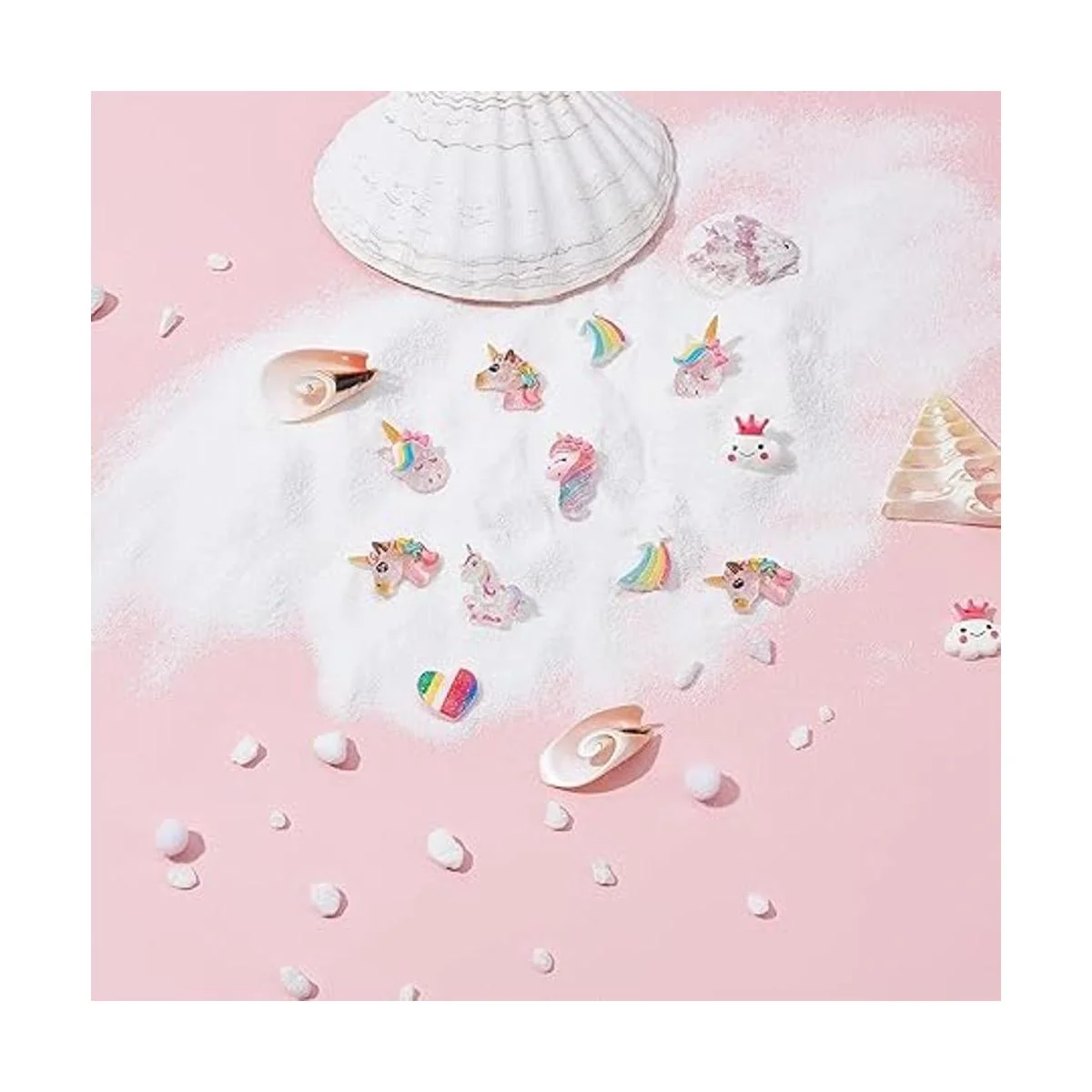 SUNNYCLUE 80 piezas de 8 estilos de unicornio con temática_5