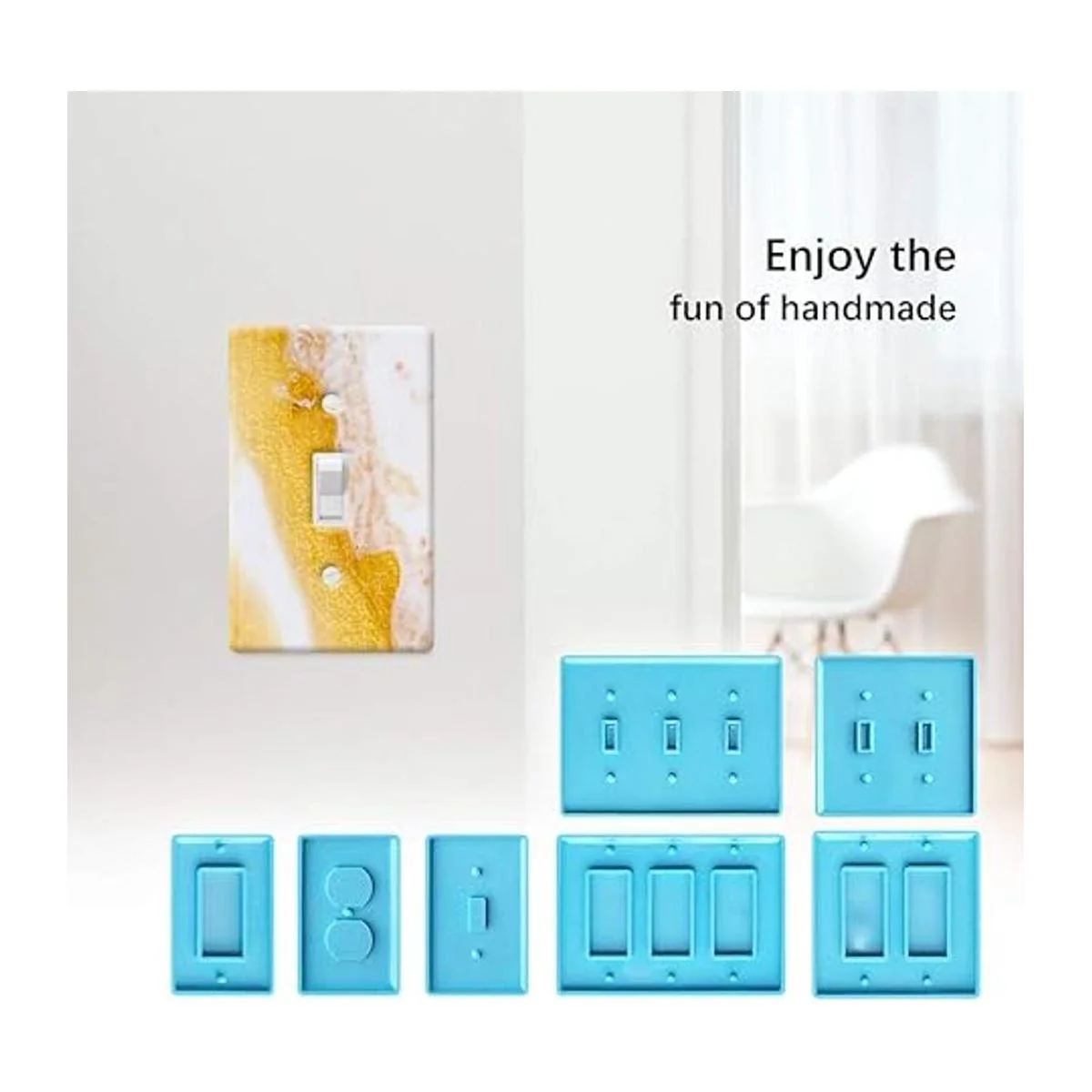 Moldes de resina para cubierta de interruptor de luz_2