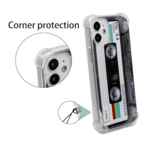 FAteamll Funda para iPhone 12 Mini acabado mate cubierta_3