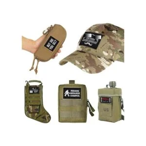 VISCAL Paquete de 20 parches tácticos de moral con cierre_6