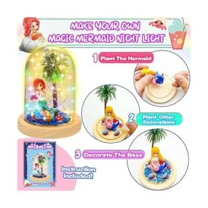 YOFUN Haz tu propia luz nocturna de sirena regalos de_4