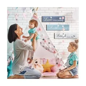 Letrero de madera rústica de 3 piezas para decoración de_3