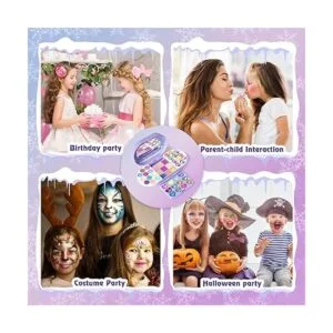 Tomons Kit de maquillaje para niñas Real no tóxico_5