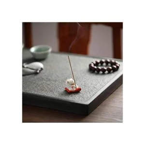 Sizikato Bonito soporte para quemador de incienso de gato_5