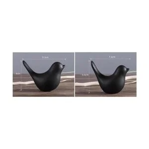 Fannuoncc Estatuas de pájaros de animales pequeños_3
