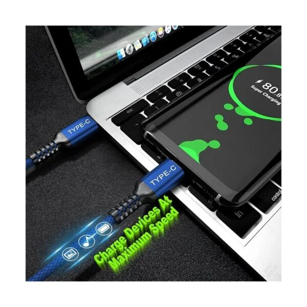 Basesailor Cable USB tipo C a C de 100 W de 6.6_5