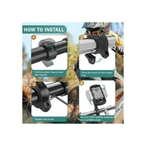 TUSITA Soporte frontal compatible con Garmin Edge GPS Bike_4