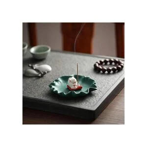 Sizikato Bonito soporte para quemador de incienso de gato_3