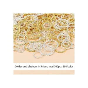 PH PandaHall Anillos Twist OpenJump 760 anillos de hierro_4