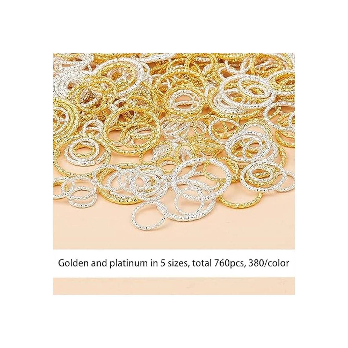 PH PandaHall Anillos Twist OpenJump 760 anillos de hierro_4