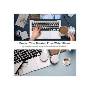 YumSur Juego de 6 posavasos con soporte de piedra de_4