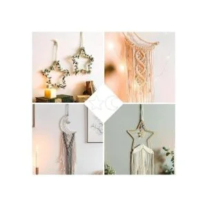 20 anillos de aro de metal para atrapasueños con diseño de_7