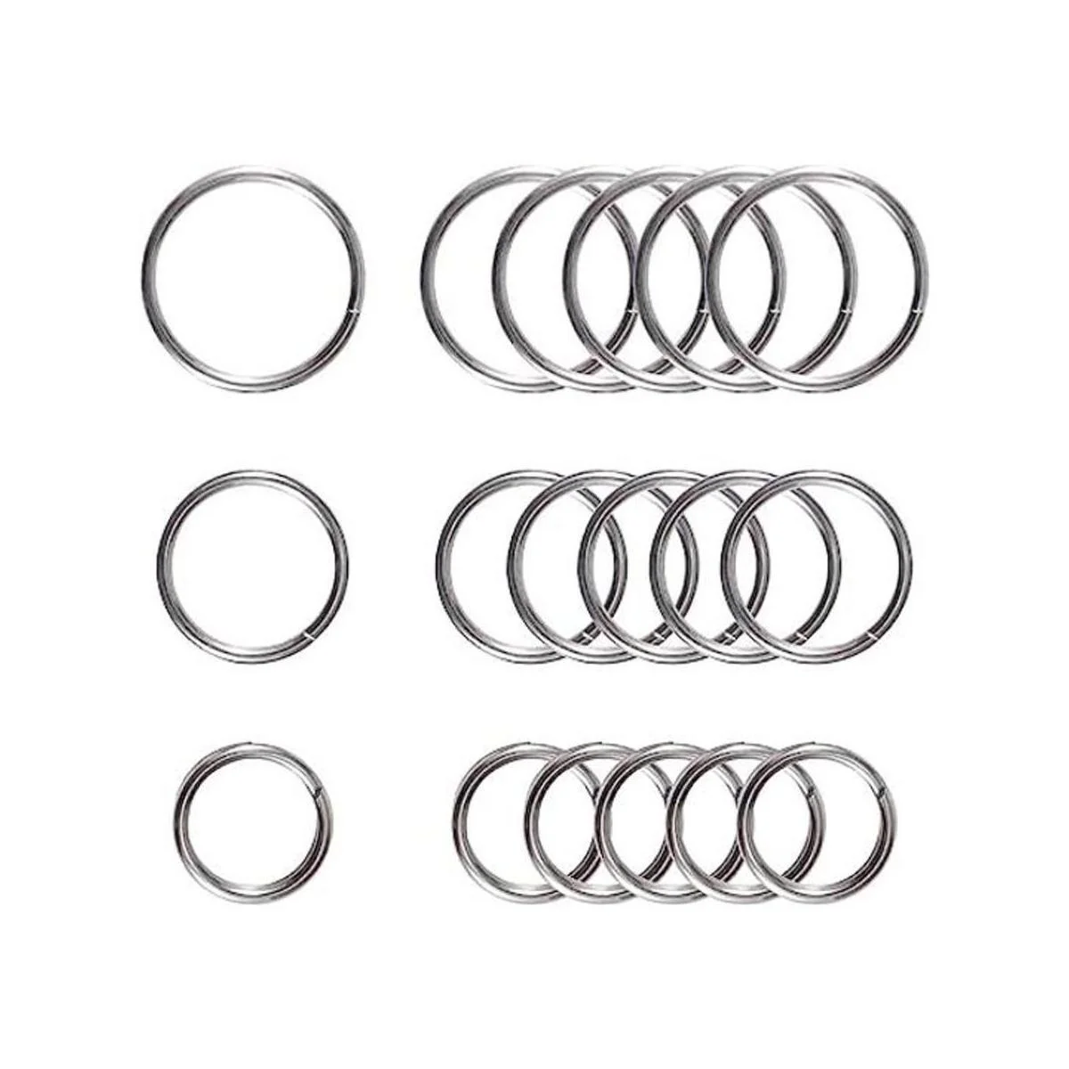MecArmy CH8 Llaveros de titanio divididos llavero de_1