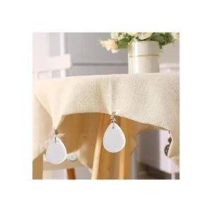 DEAYOU 12 piezas de peso para mantel de mesa colgante de_7