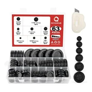QCQIANG Kit de 63 piezas de goma con ojales protección de_1