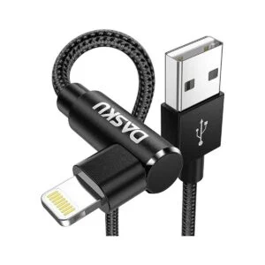 Paquete de 2 cables de carga para iPhone de 90 grados_1