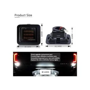 DLumina Lámpara LED para placa de matrícula montaje de_6