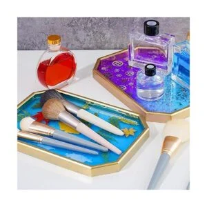 NiArt Bandeja de servir con forma de octágono resina_5