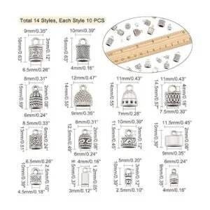 PH PandaHall 140 piezas de 14 estilos de pegamento de_6