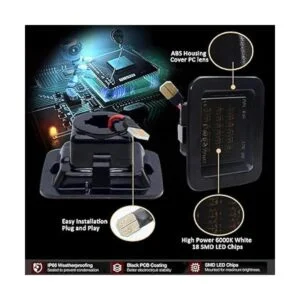 DLumina Lámpara LED para placa de matrícula montaje de_5