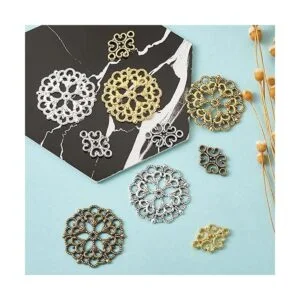 Pandahall 80 piezas de 1.142 in de estilo tibetano de_4