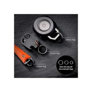 MecArmy CH8 Llaveros de titanio divididos llavero de_4