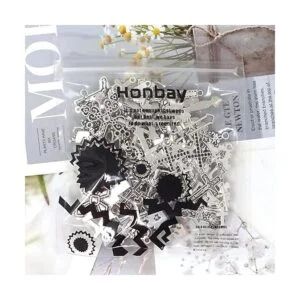 Honbay 70 colgantes de cruz mixta de metal con colgante_7