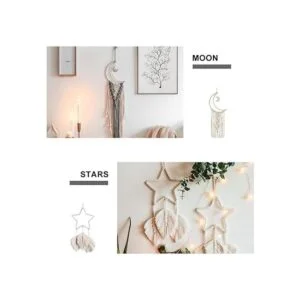 20 anillos de aro de metal para atrapasueños con diseño de_6