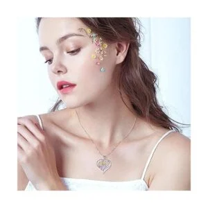 UNICRAFTALE 12 piezas de corazón con colgante de huella de_6