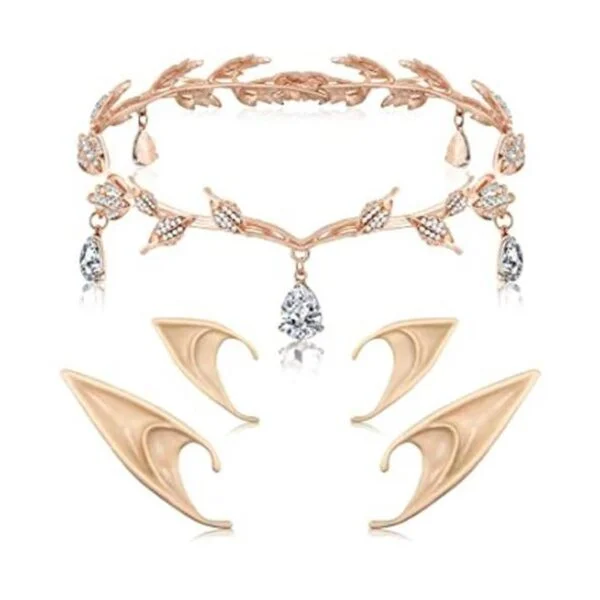 Tiara de boda con diamantes de imitación diadema de_1